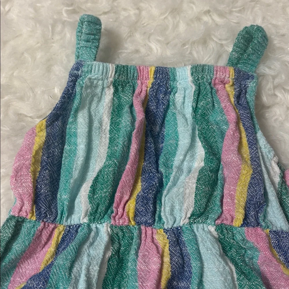 Cat & Jack Striped Multi Color Dress Size 18M